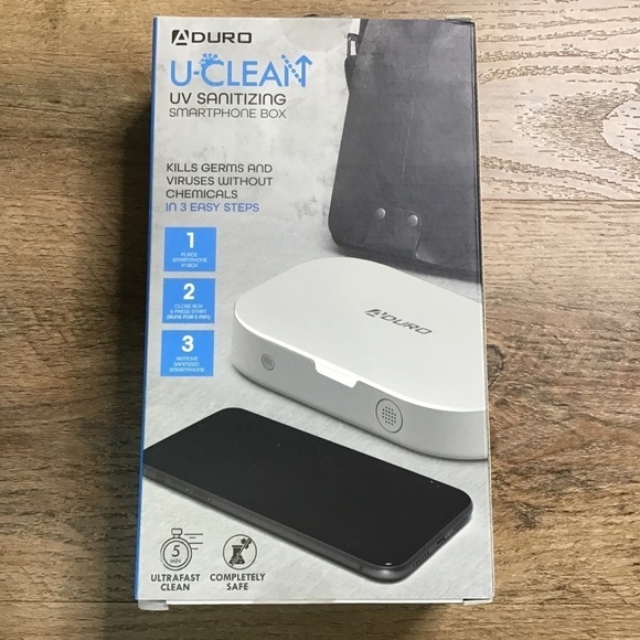 New Aduro Phone UV Light Sanitizing Smartphone Box Germ Virus Killing Wh… - Picture 2 of 6